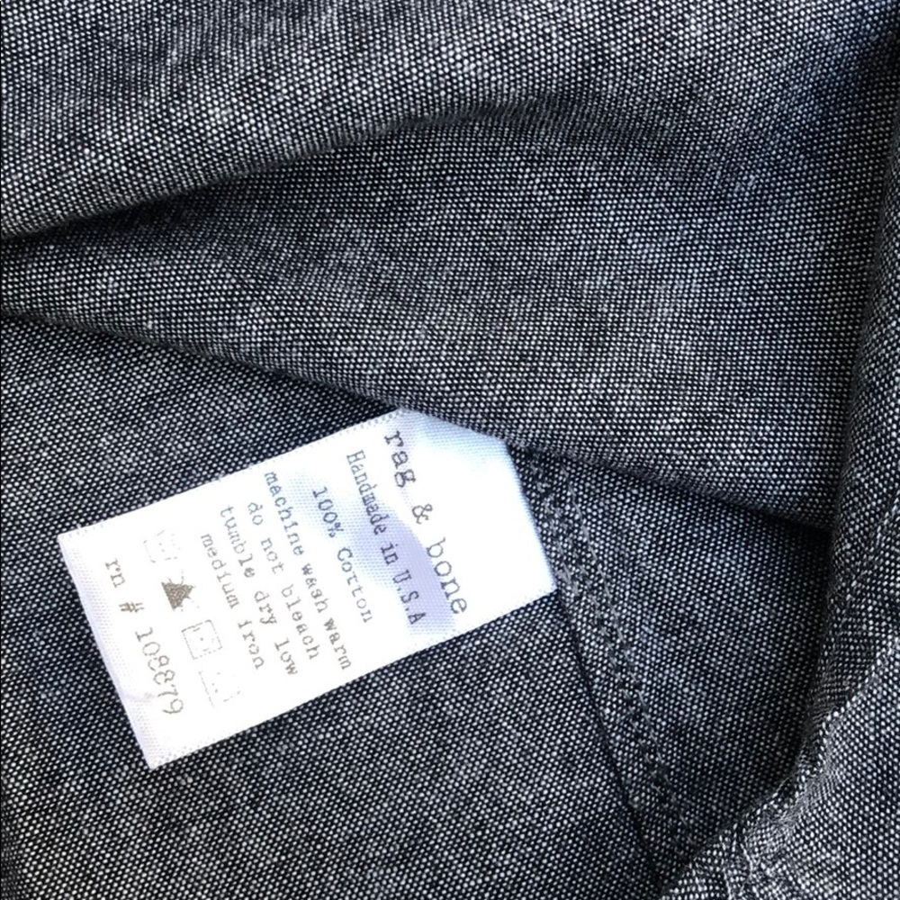 Rag & Bone Hidden Placket Button Oxford Shirt - image 3